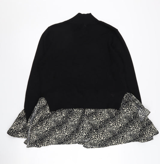 Womens UK Size M Roman Black Pullover Jumper