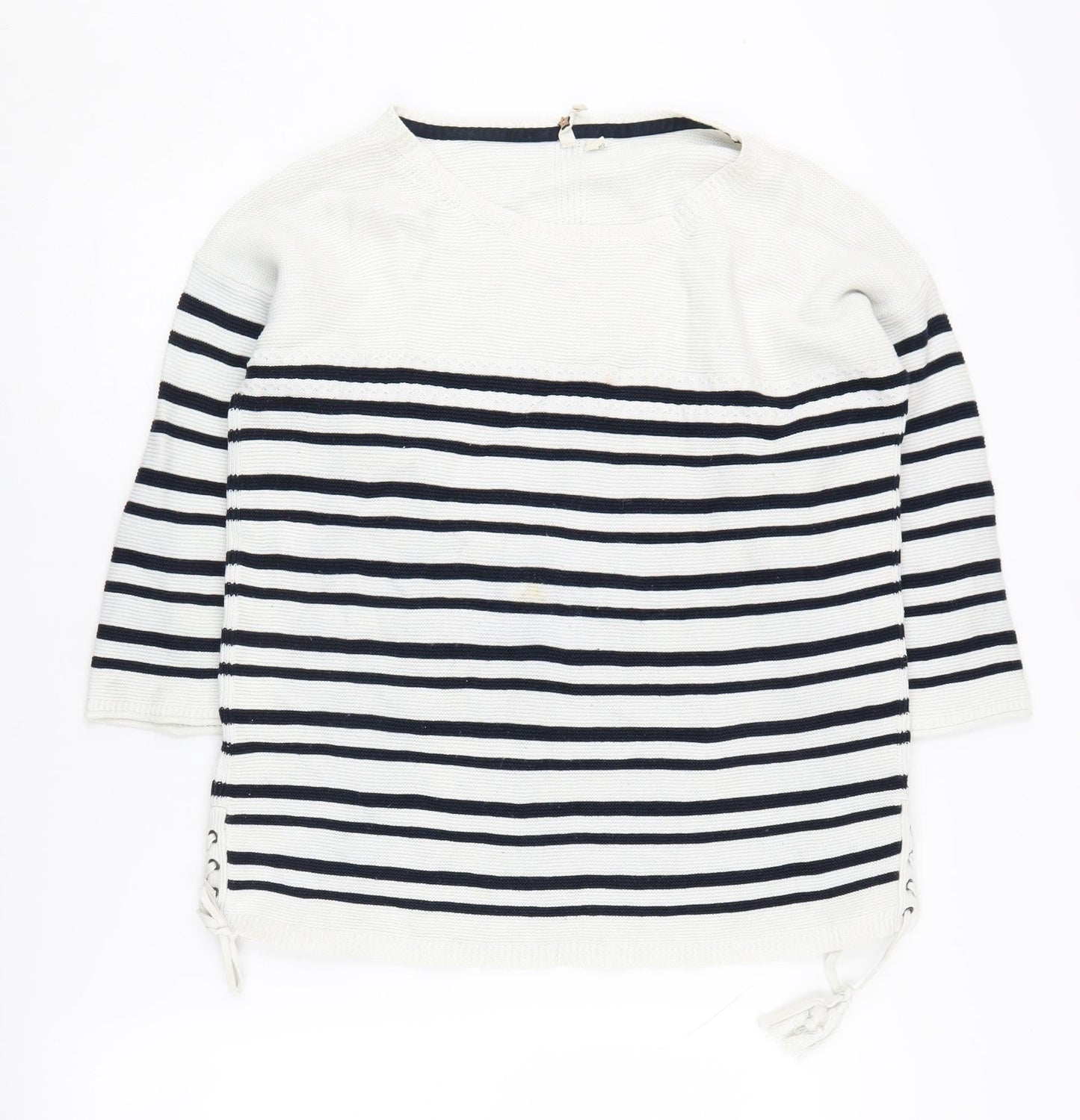 Womens UK Size 12 White Stuff White Pullover Jumper