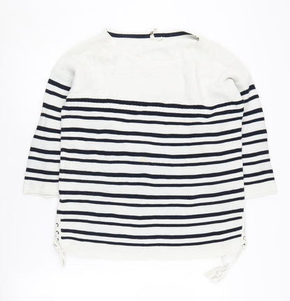 Womens UK Size 12 White Stuff White Pullover Jumper