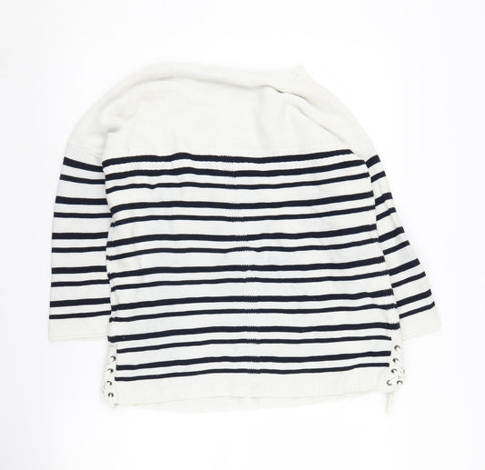 Womens UK Size 12 White Stuff White Pullover Jumper