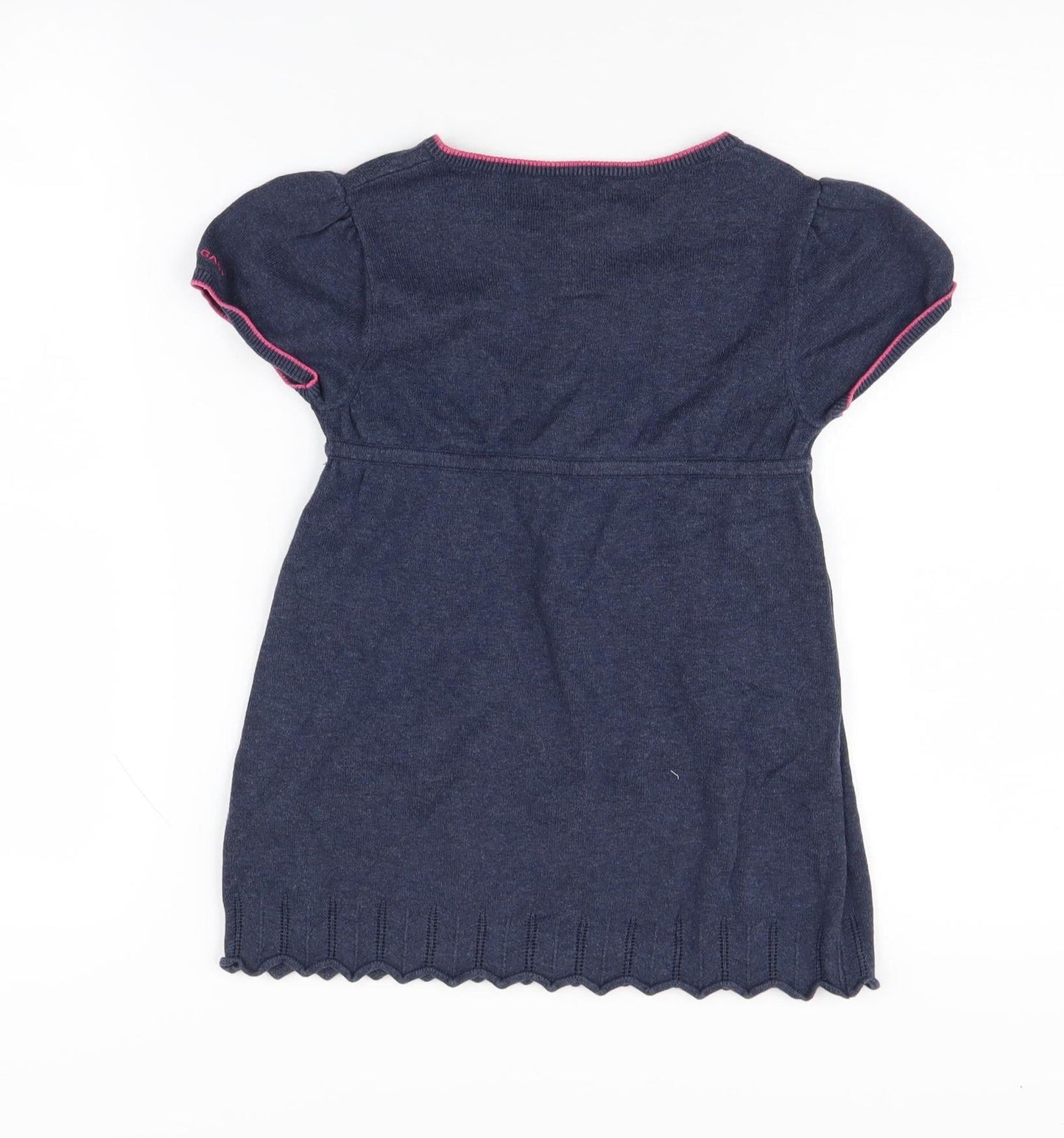 GANT Girls Blue Cotton Shift Dress, 9-10 Years