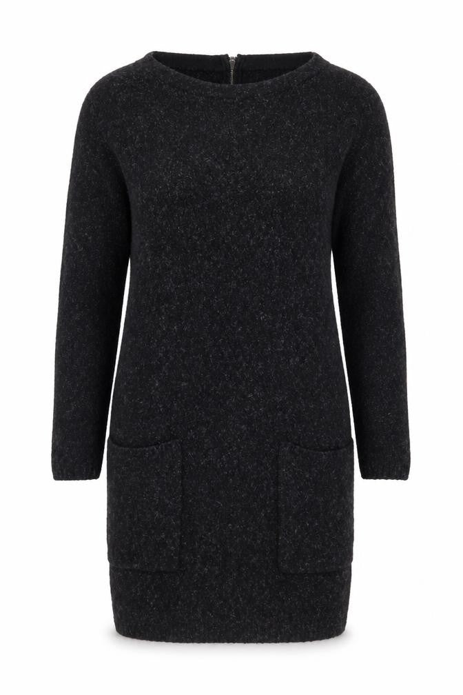 Monsoon Women's Black Boat Neck Knit Dress S
