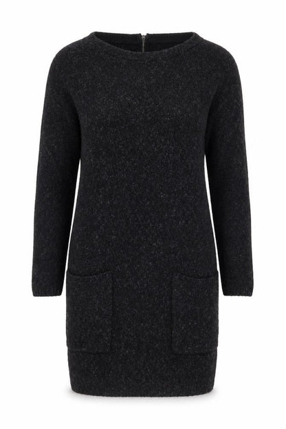 Monsoon Women's Black Boat Neck Knit Dress S