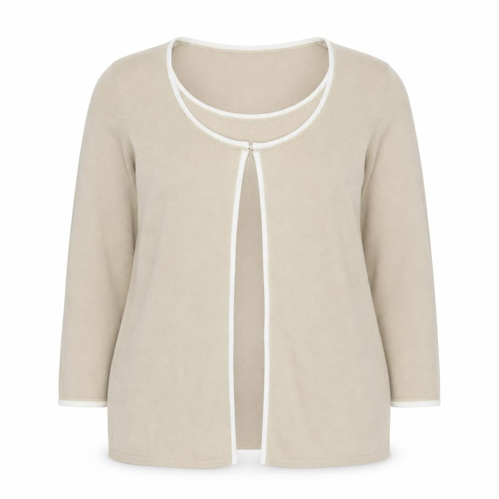 Womens UK Size 16 Marks and Spencer Beige Cardigan Jumper