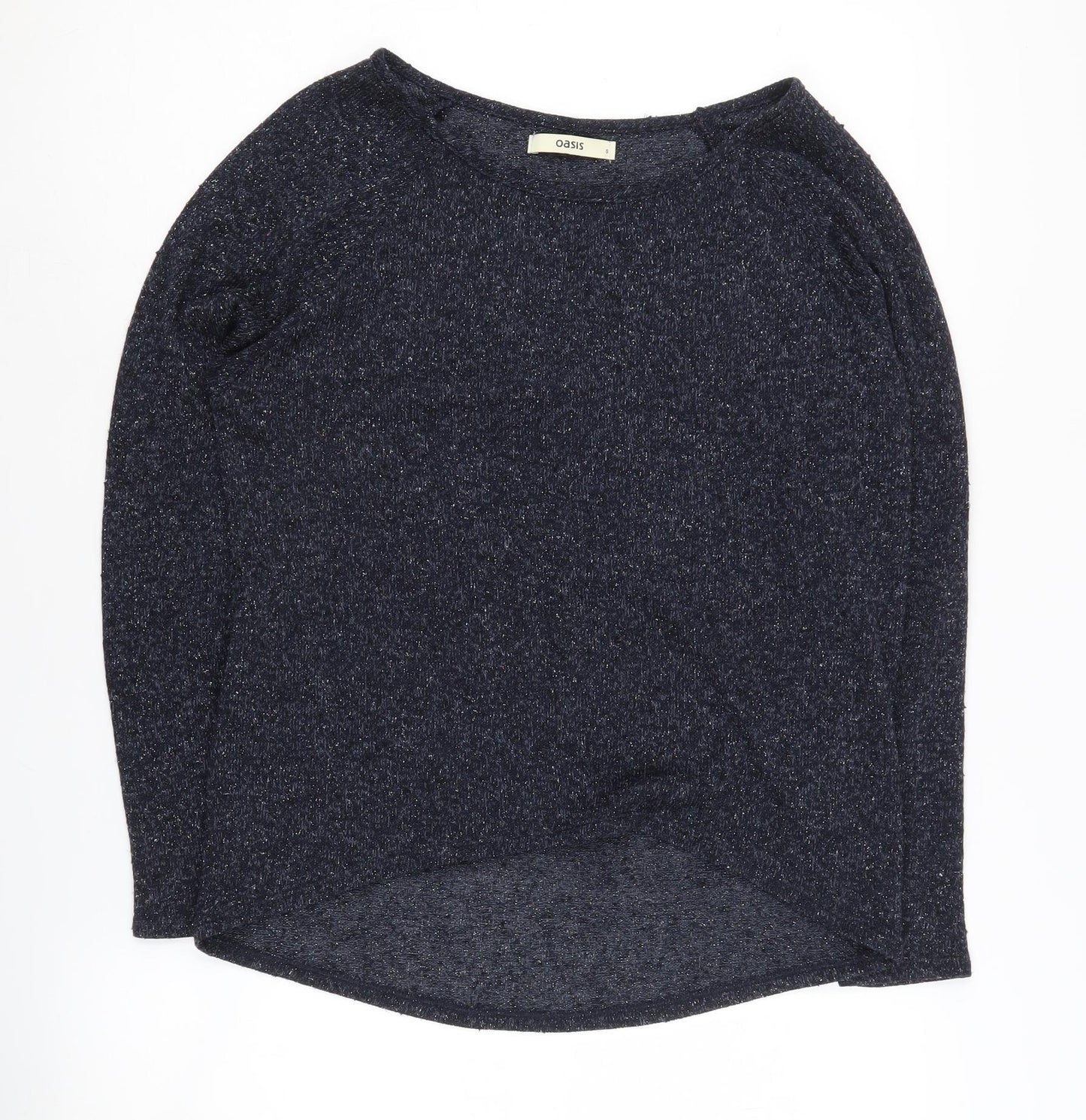 Womens UK Size S Oasis Blue Pullover Jumper