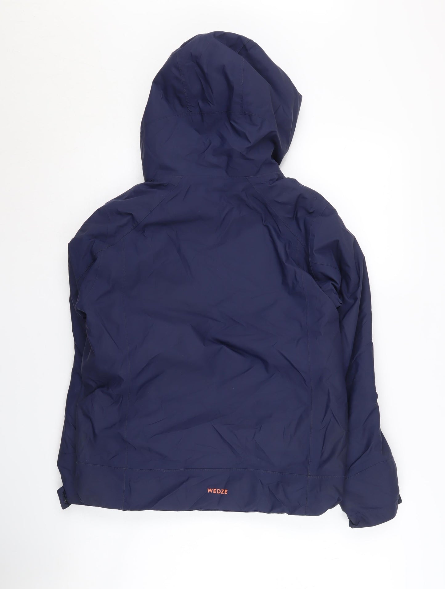 Wedze Girls Blue Ski Jacket 12 Years Hooded Waterproof