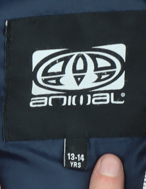 Animal Boys Blue Bodywarmer 13-14 Years
