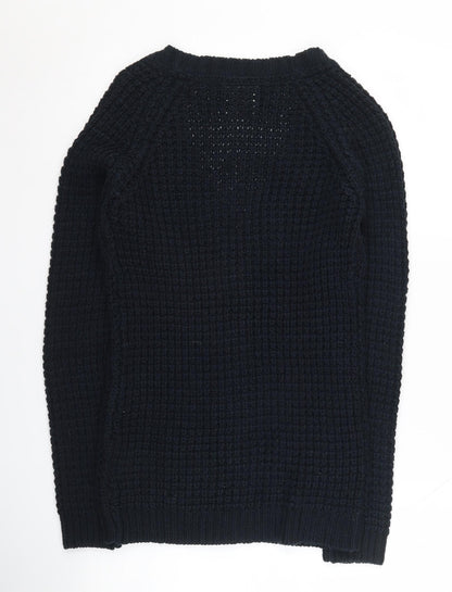 Womens UK Size S Clockhouse Black Cardigan Jumper