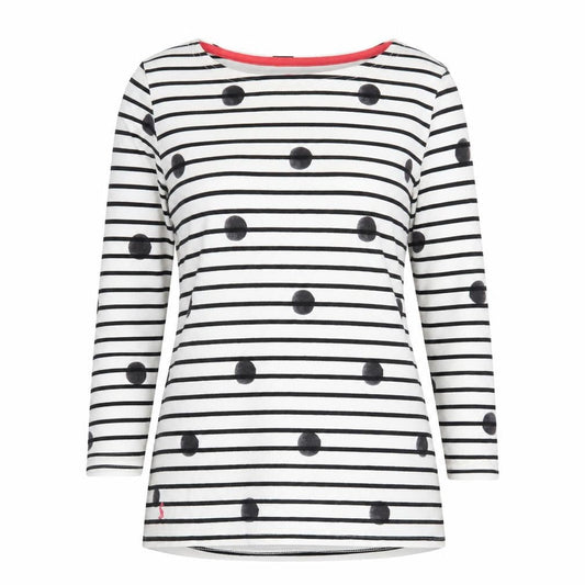 Womens UK Size 6 Joules White Basic T-Shirt