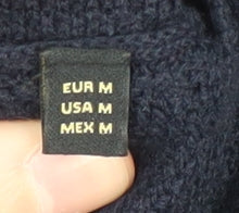 Massimo Dutti Men's Blue Pullover Jumper - Size M