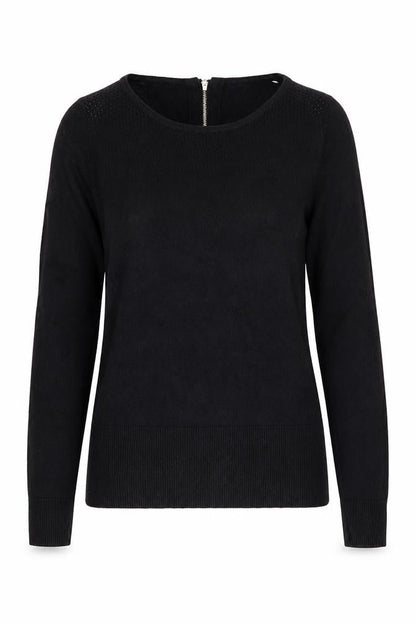 Womens UK Size S Oasis Black Pullover Jumper
