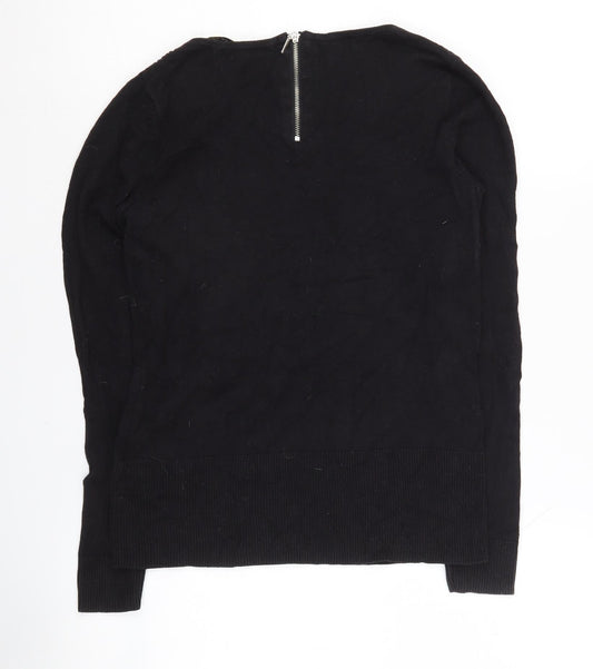 Womens UK Size S Oasis Black Pullover Jumper