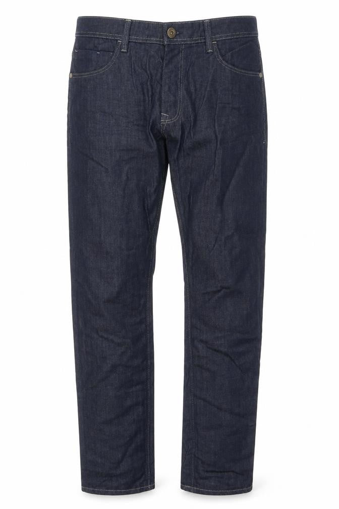 Mens UK Size 38L Crosshatch Regular Fit Straight Blue Jeans