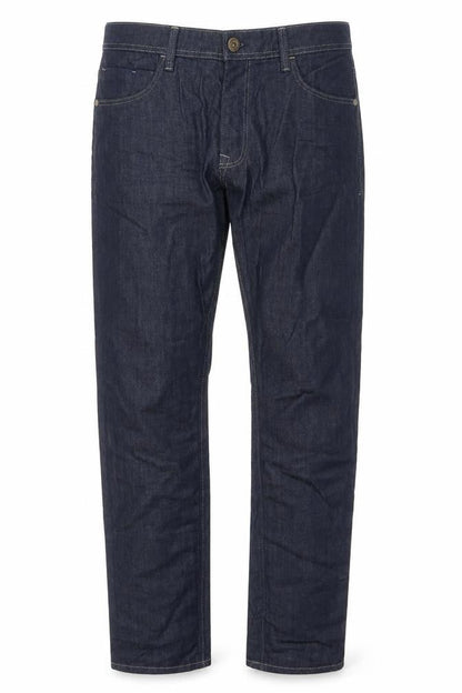 Mens UK Size 38L Crosshatch Regular Fit Straight Blue Jeans