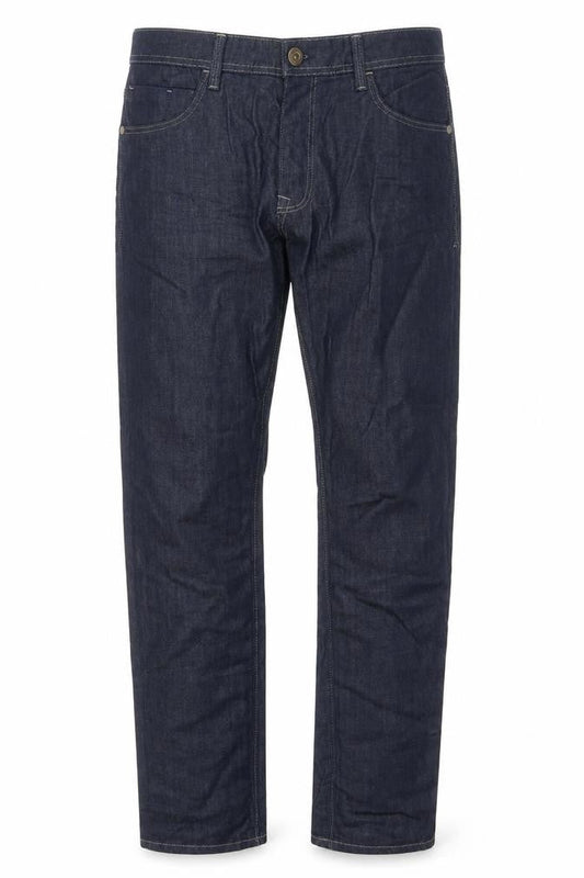 Mens UK Size 38L Crosshatch Regular Fit Straight Blue Jeans