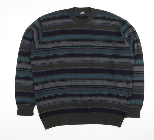 Marks and Spencer Men's XL Striped Pullover Jumper