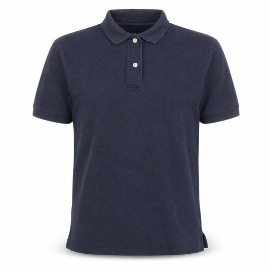 Front view of Cutter & Buck women’s navy blue polo, size S