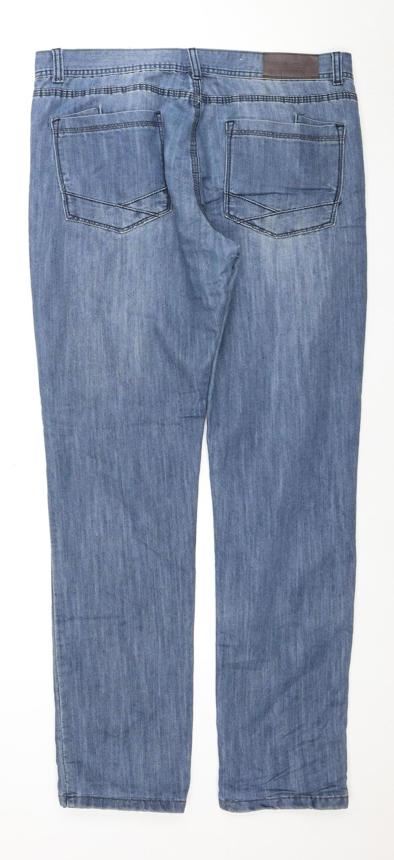 Code Jeans Men's Blue Vintage Denim Straight Jeans Size 46