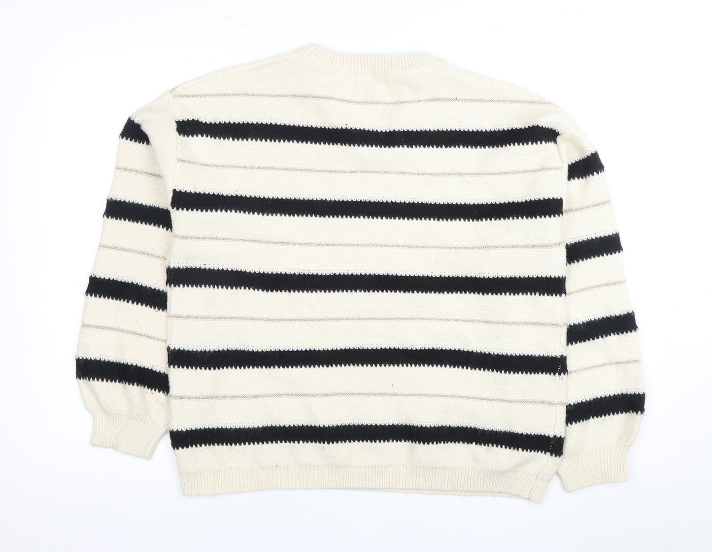 Womens UK Size L Marks and Spencer Ivory Pullover Jumper