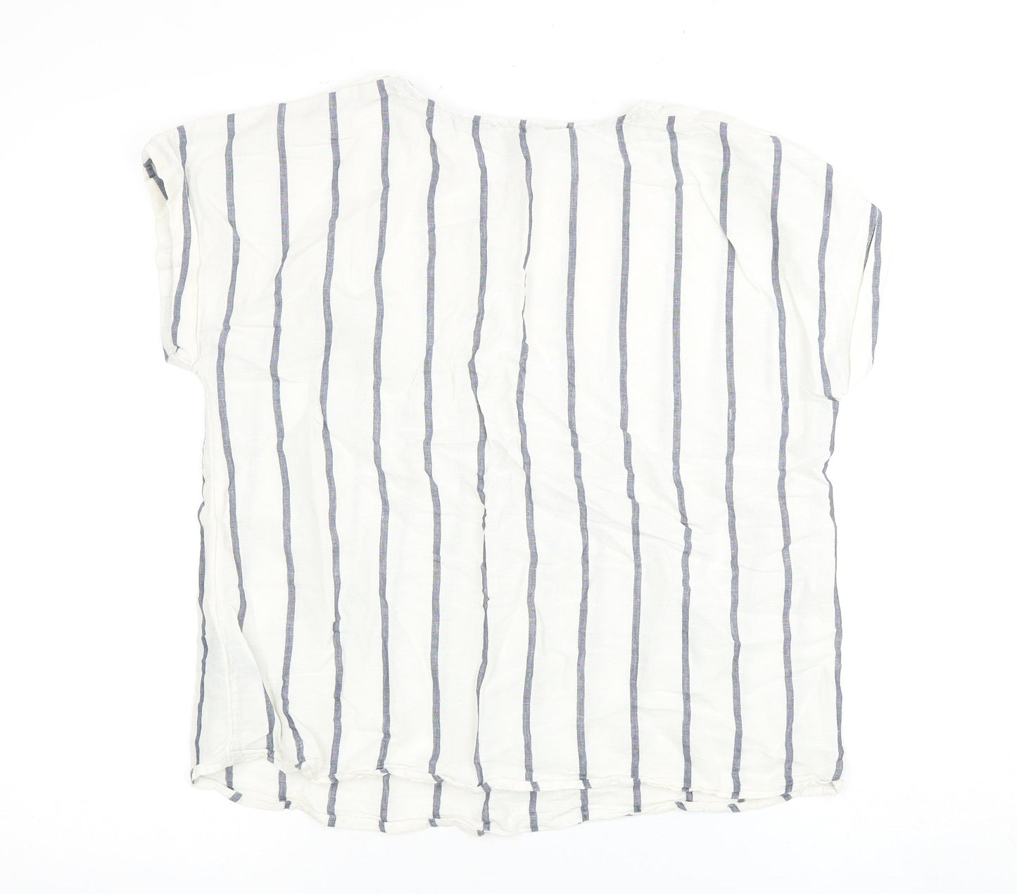 Womens UK Size 12 J.CREW White Basic T-Shirt