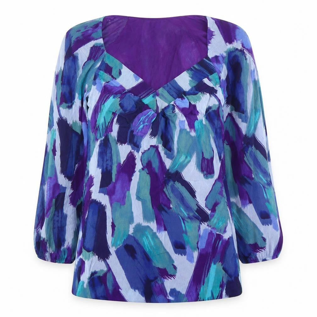 Womens UK Size 12 Coast Multicoloured Tunic Blouse