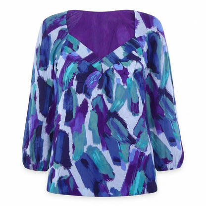 Womens UK Size 12 Coast Multicoloured Tunic Blouse