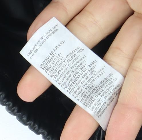 River Island Women's Black Straight-Leg Trousers Size 10