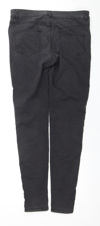 Womens UK Size 12 Warehouse  Skinny Black Jeans