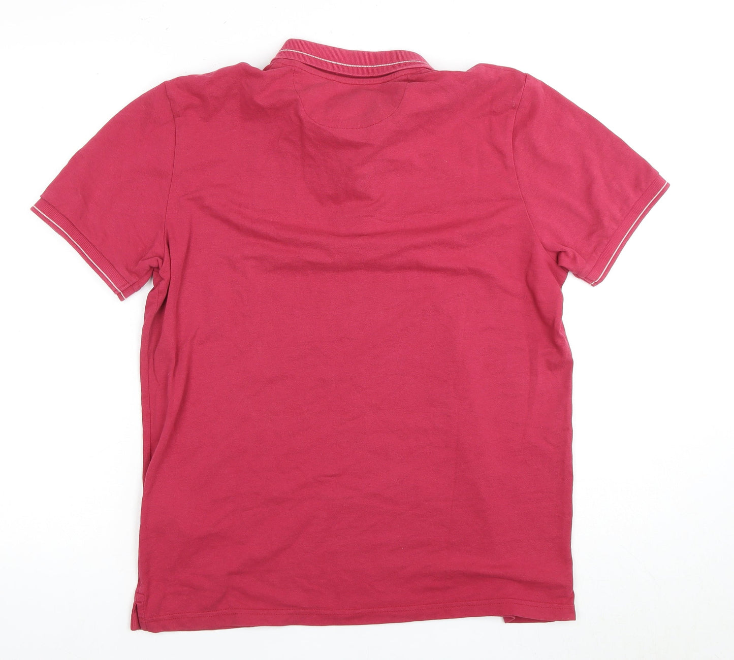 Lyle & Scott Men's Red Polo Shirt M, Short Sleeve