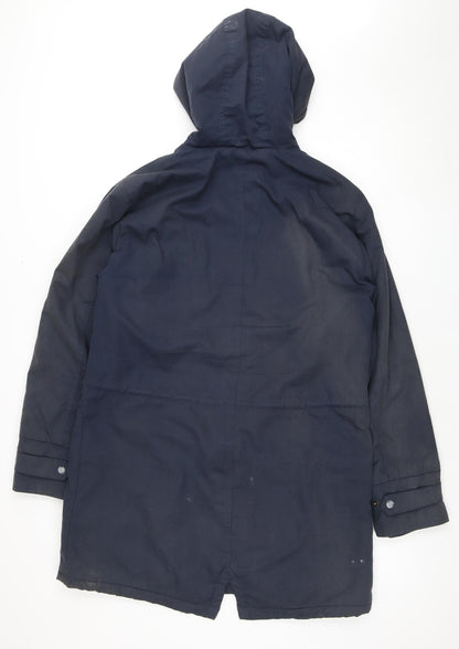 Mens UK Size M Tokyo Laundry Blue Parka Coat