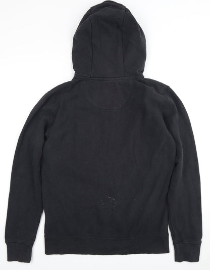 Mens UK Size M SoulCal & Co Black Full Zip Hoodie