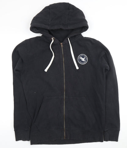 Mens UK Size M SoulCal & Co Black Full Zip Hoodie