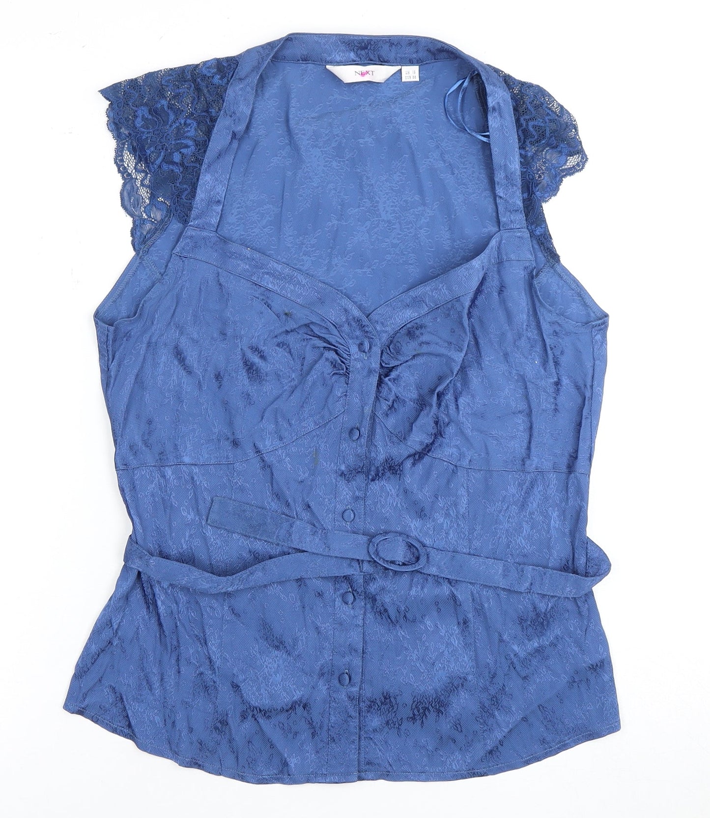 Womens UK Size 16 NEXT Blue No Data Blouse