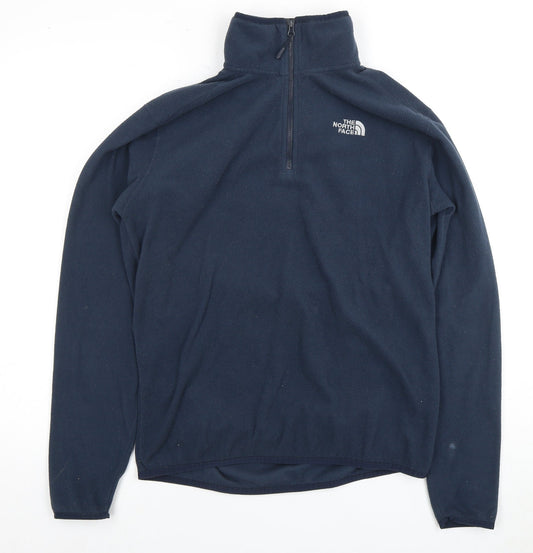 The North Face Men's Blue Fleece Pullover Sweatshirt S