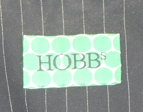 Hobbs Women's Black Pinstripe Blazer Size 14