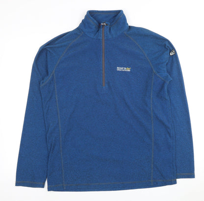 Mens UK Size L Regatta Blue Pullover Sweatshirt
