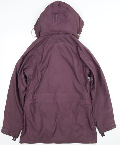 Womens UK Size 10 Peter Storm Purple Rain Coat