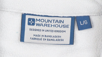 Womens UK Size L Mountain Warehouse White Pullover Sweatshirt