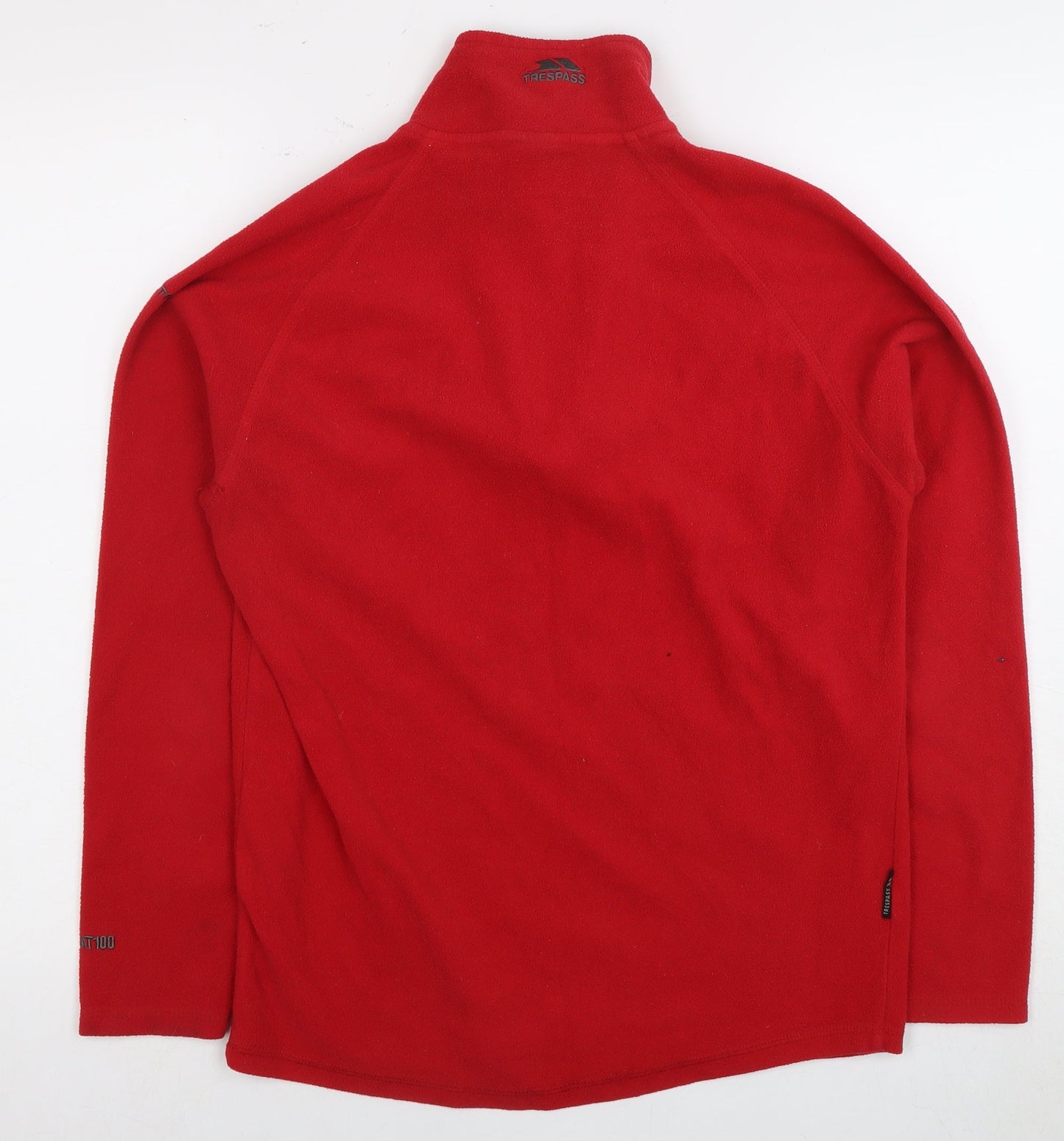 Mens UK Size XS Trespass Red 1/4 Zip Sweatshirt