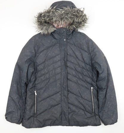 Womens UK Size 12 Craghoppers Grey Puffer Jacket