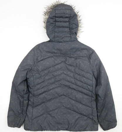 Womens UK Size 12 Craghoppers Grey Puffer Jacket