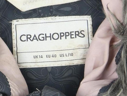 Womens UK Size 12 Craghoppers Grey Puffer Jacket
