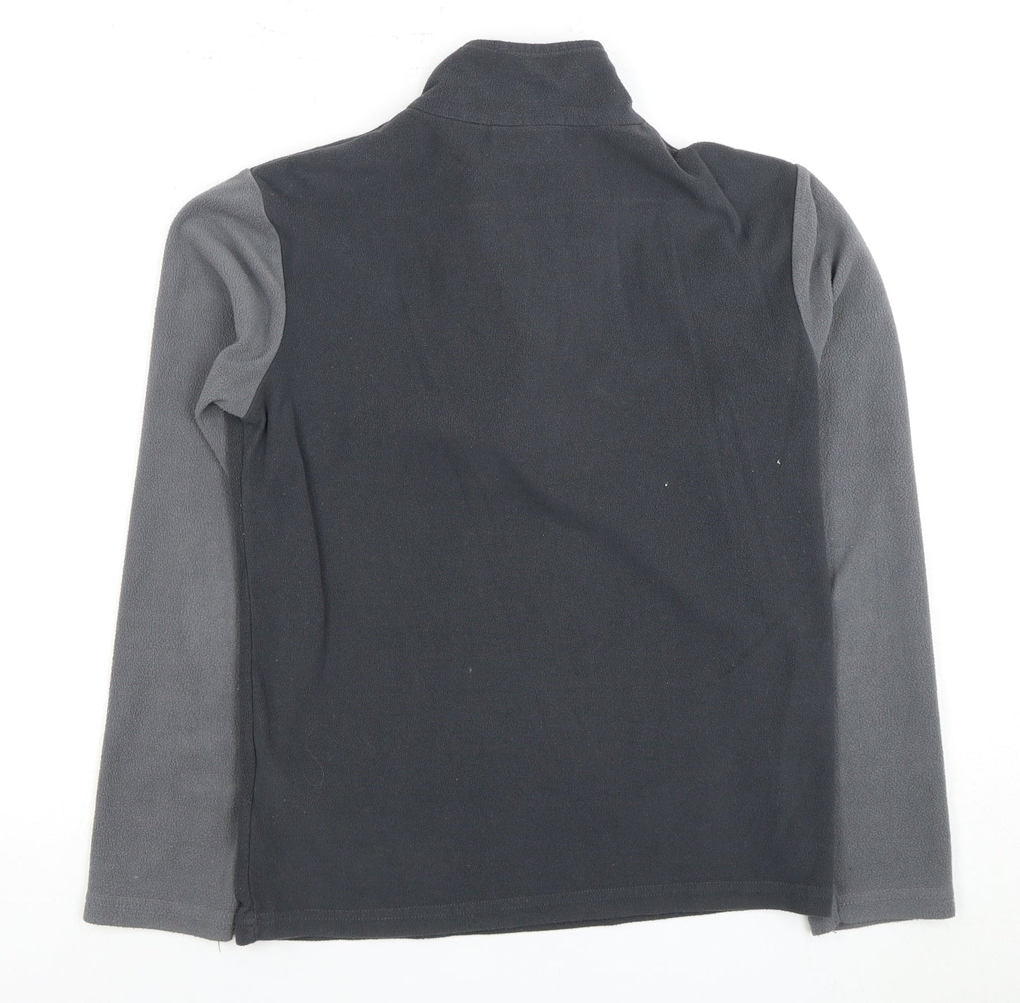 Mountain Warehouse Boys Black Fleece Pullover Hoodie 11-12