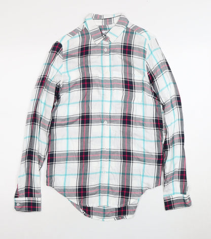 TOG24 Women's Multicoloured Plaid Button-Up Shirt