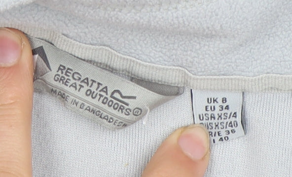 Womens UK Size 8 Regatta Great Outdoors Grey Full Zip Sweatshirt