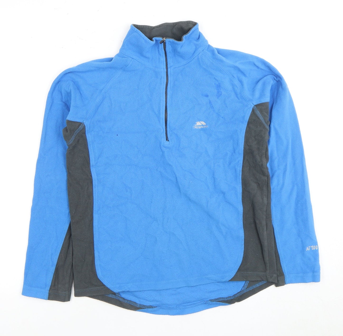 Trespass Boys Blue Fleece 1/2 Zip Sweatshirt S