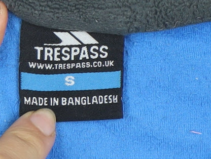 Trespass Boys Blue Fleece 1/2 Zip Sweatshirt S