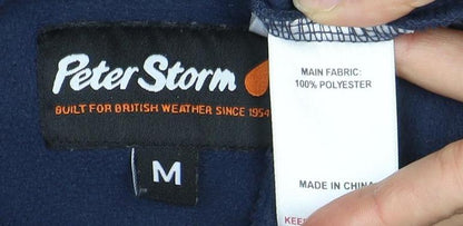 Mens UK Size M Peter Storm Blue Pullover Sweatshirt
