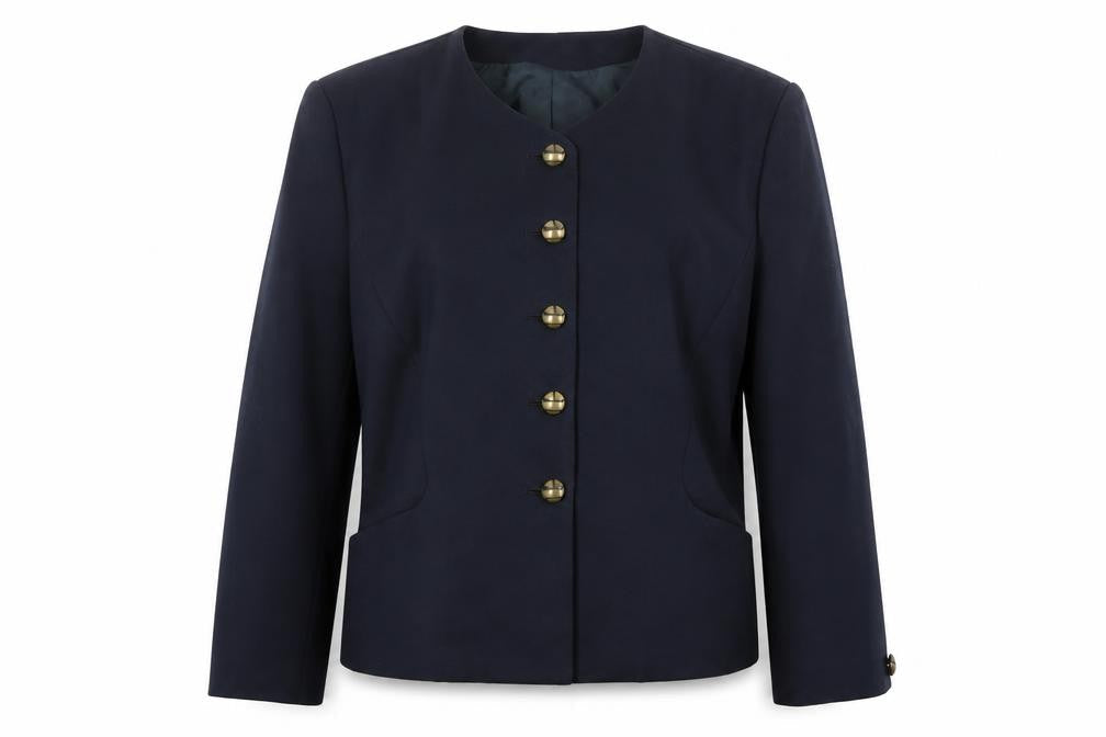Womens UK Size 16 Viyella Regular Blue Suit Jacket