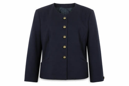 Womens UK Size 16 Viyella Regular Blue Suit Jacket
